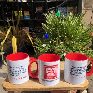 Typewronger Mug - C. S. Lewis / Borges