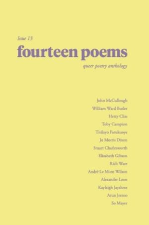 fourteen poems issue 13: a queer poetry anthology by Townley-Canning, Ben