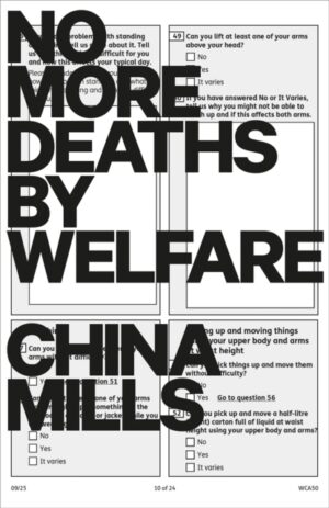 No More Deaths by Welfare by Mills, China