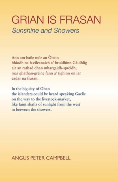 Grian is Frasan : Sunshine and Showers by Campbell, Angus Peter