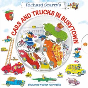Richard Scarry's Cars and Trucks in Busytown : Book Plus Wooden Play Pieces by Scarry, Richard